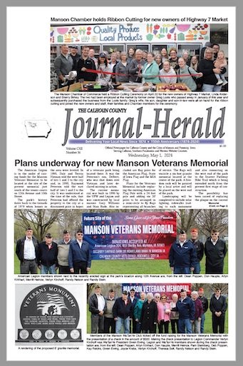 Calhoun County Journal-Herald, Manson, Iowa